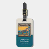 チャンネル諸島国立公園 |キツネ ラゲッジタグ (正面縦)