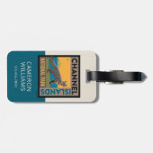 チャンネル諸島国立公園 |キツネ ラゲッジタグ (裏面横)