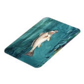 チャンネル・ベース・フィッシュ・ア絵画メリカのby Homer マグネット (左側)