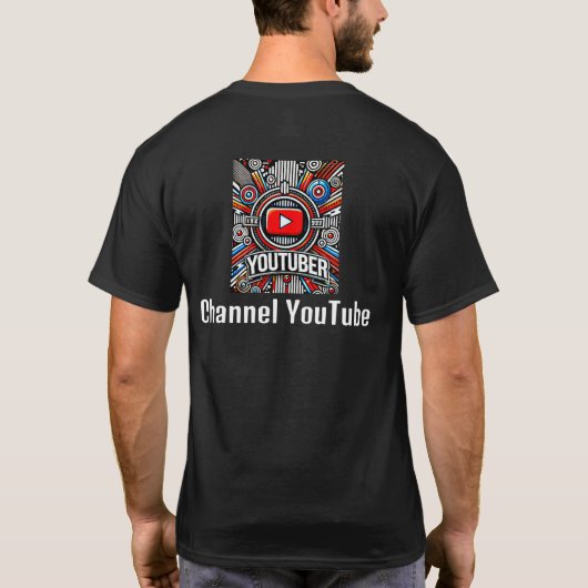 チャンネルYouTubeクラシック Tシャツ (裏面)