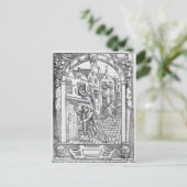 チャンバポットの空き ポストカード (スタンド正面)