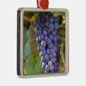 チャンバーティンのピノ·ノワールの葡萄の房 メタルオーナメント (右)