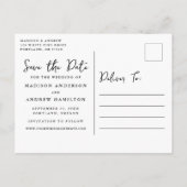 チャンパお洒落ンタワー日付を保存 案内ポストカード (裏面)