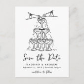 チャンパお洒落ンタワー日付を保存 案内ポストカード (正面)