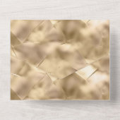 チャンパかわいらしンエレガント金ゴールドグラム オールインワン招待状 (裏面)