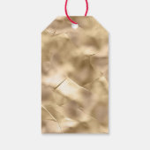 チャンパかわいらしンエレガント金ゴールドグラム ギフトタグ (裏面)