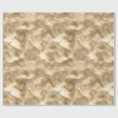 チャンパかわいらしンエレガント金ゴールドグラム ラッピングペーパー (フラット)