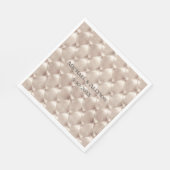 チャンパかわいらしングラムブライダルシャワー結婚ズ スタンダードランチョンナプキン (角)