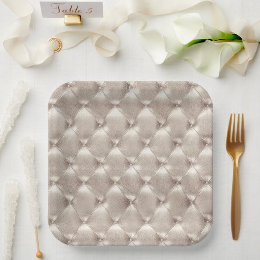 チャンパかわいらしングラムブライダルシャワー結婚ズ ペーパープレート (ウェディング)