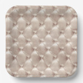 チャンパかわいらしングラムブライダルシャワー結婚ズ ペーパープレート (正面)