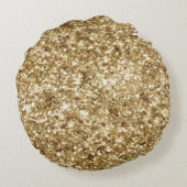 チャンパかわいらしン金ゴールドグラマー ラウンドクッション (裏面)