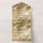 チャンパかわいらしン金ゴールドグラム オールインワン招待状 (内側)