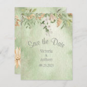 チャンパエレガントンアイボリーフローラ日付の保存 (正面/裏面)