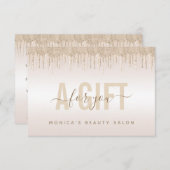 チャンパエレガントングリッタードリッピング美しいサロン (正面/裏面)