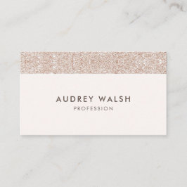 チャンパガーリーンクリームグリッターラグジュアリープロフェッショナル 名刺