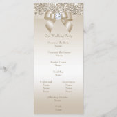 チャンパフェイクンセクインダイヤモンドボウ結婚式 プログラム (裏面)