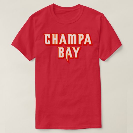 チャンパベイオレンジ Tシャツ (デザイン正面)