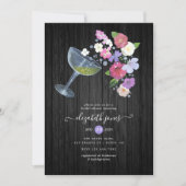 チャンパ素朴ンフローラブライダルシャワー 招待状 (正面)