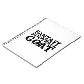 チャンピオンのためのファンタジーのフットボールGoa ノートブック (左側)