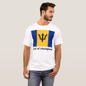 チャンピオンのバルバドスランド Tシャツ (正面フル)