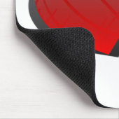 チャンピオンのランニングのハート マウスパッド (コーナー)