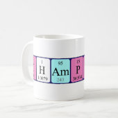 チャンピオンの定期的なテーブル名mag コーヒーマグカップ (正面左)