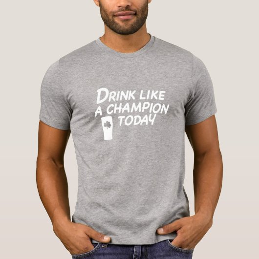 チャンピオンのTシャツのような飲み物 Tシャツ (正面)