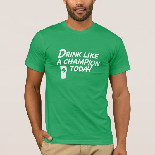 チャンピオンのTシャツのような飲み物 Tシャツ (正面)