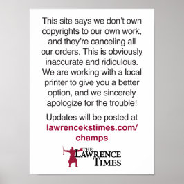 チャンピオンは確かに ポスター