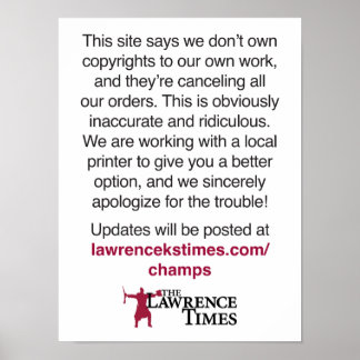 チャンピオンは確かに ポスター