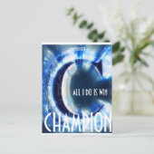 チャンピオンオールオーバープリントTシャツ ポストカード (スタンド正面)