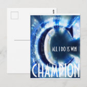 チャンピオンオールオーバープリントTシャツ ポストカード (正面/裏面)