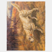 チャンピオンカウントホワイトストーンbyエドモンド・ヘンリー・オストハウス フリースブランケット (正面)