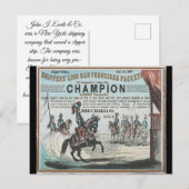 チャンピオンクリッパーセーリング ポストカード (正面/裏面)