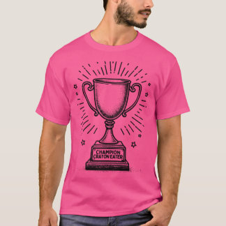 チャンピオンクレヨン食べ手 Tシャツ