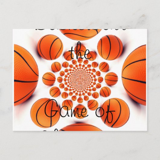 チャンピオンコートビジョン：バスケットボールゲーム ポストカード (正面)