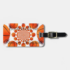 チャンピオンコートビジョン：バスケットボールゲーム ラゲッジタグ