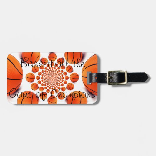 チャンピオンコートビジョン：バスケットボールゲーム ラゲッジタグ (正面横)