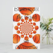 チャンピオンコートビジョン:バスケットボールゲーム 便箋 (スタンド正面)