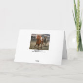 チャンピオンサラブレッドが大勝利 カード (裏面)