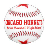 チャンピオンシップオールスパーソナライズされたターズ記念物 野球ボール (正面)