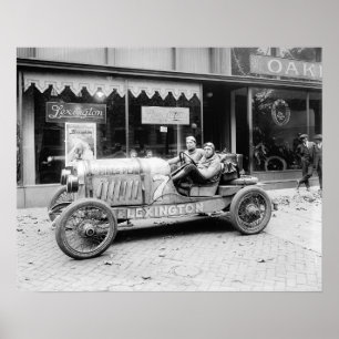 チャンピオンシップ・レースカー、1922年。ヴィンテージ写真 ポスター