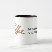 チャンピオンズの朝食にコーヒーを飲む マグカップ (中央)