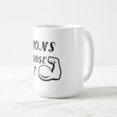 チャンピオンズは決して希望を失わない コーヒーマグカップ (正面右)