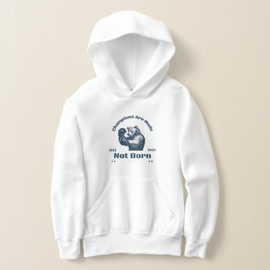 チャンピオンズは生まれTシャツではなく作られる (レイダウン)