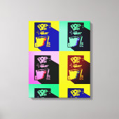 チャンピオンズアートのポップ・アートの朝食 キャンバスプリント (正面)