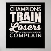 チャンピオンズトレイン敗者が不満をやる気を起こさせる言う ポスター (正面)