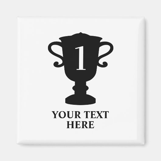 チャンピオンズトロフィー賞カスタム冷蔵庫用マグネット マグネット (正面)