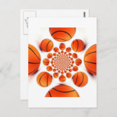 チャンピオンズバスケットボールゲーム:コートビジョンKaleida ポストカード (正面/裏面)