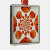 チャンピオンズバスケットボールゲーム:コートビジョンKaleida メタルオーナメント (右)